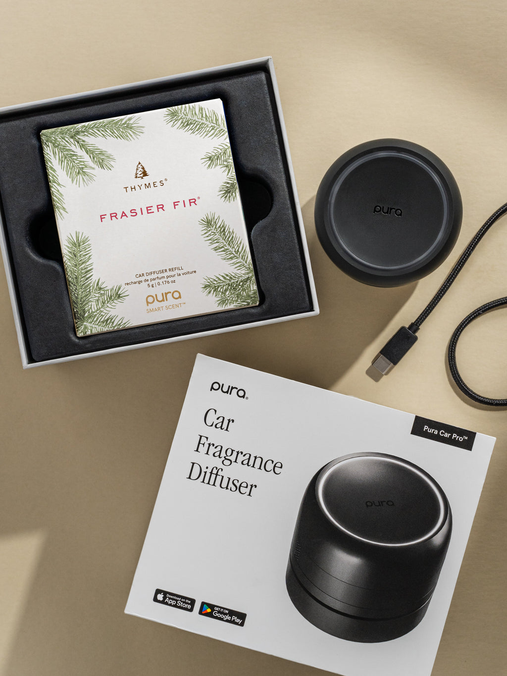 Frasier Fir Car Set - Fresh Scents for Every Room