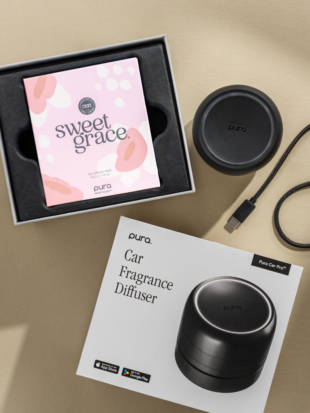 Sweet Grace Car Set - Upgrade the Way Home Smells